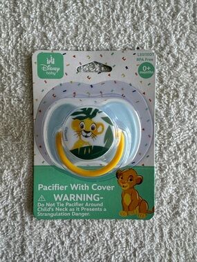 Disney Baby Lion King Simba Pacifier with Cover
